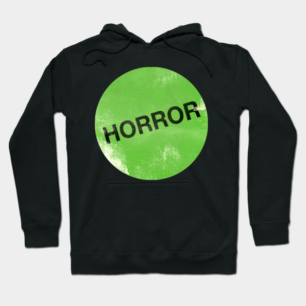 Horror VHS Rental Sticker Hoodie by Sudburied